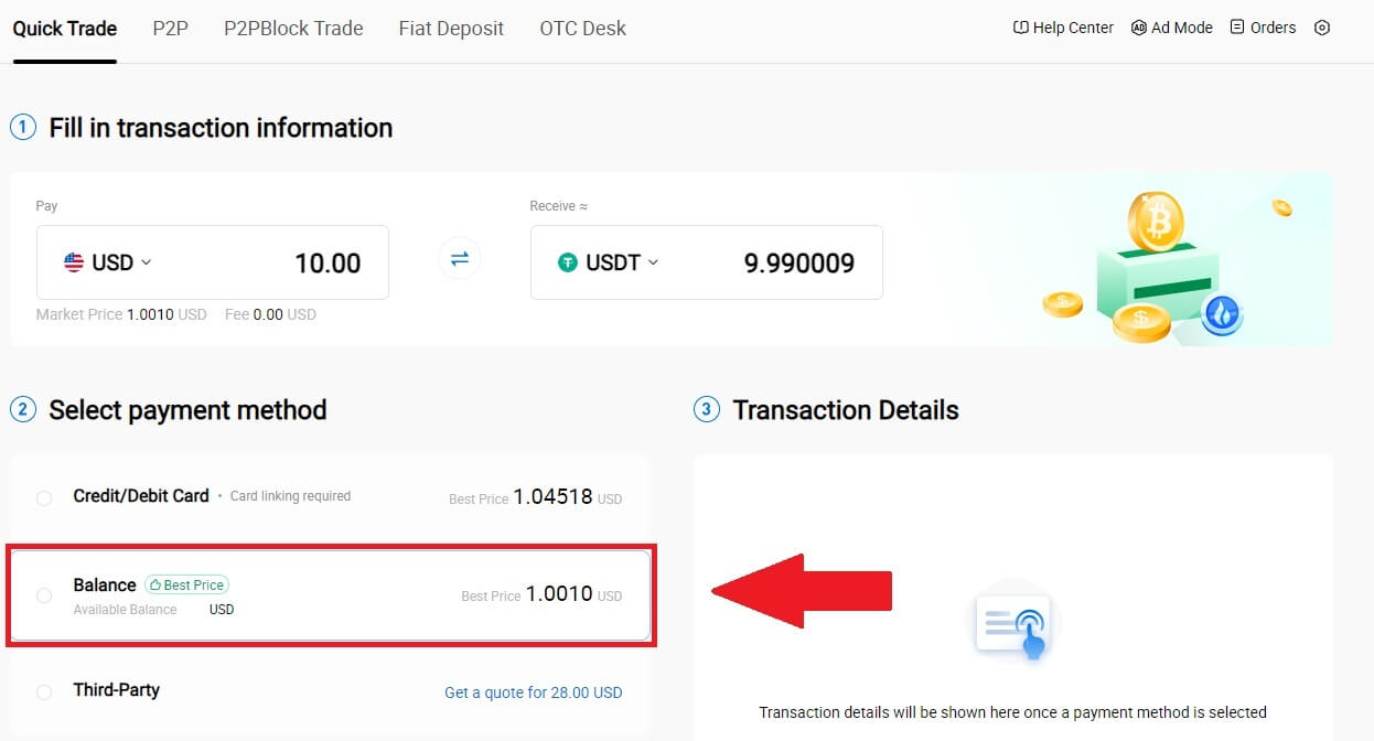 Kako kupiti Crypto na HTX-u Kako kupiti Crypto na HTX-u