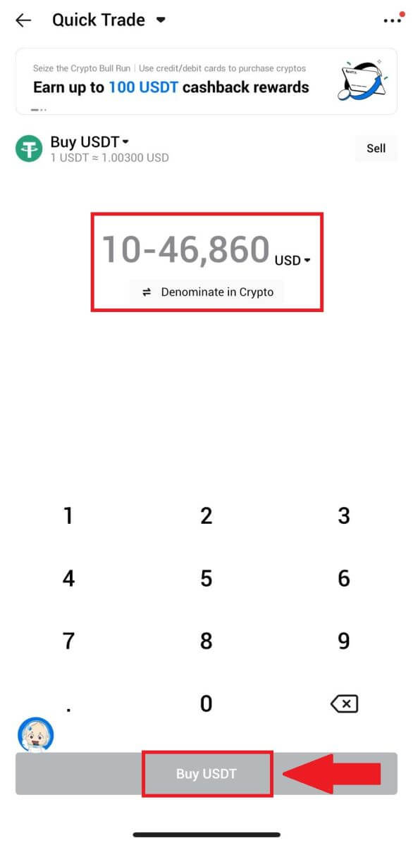 Så här köper du krypto med ditt kredit-/betalkort på HTX Så här köper du krypto med ditt kredit-/betalkort på HTX