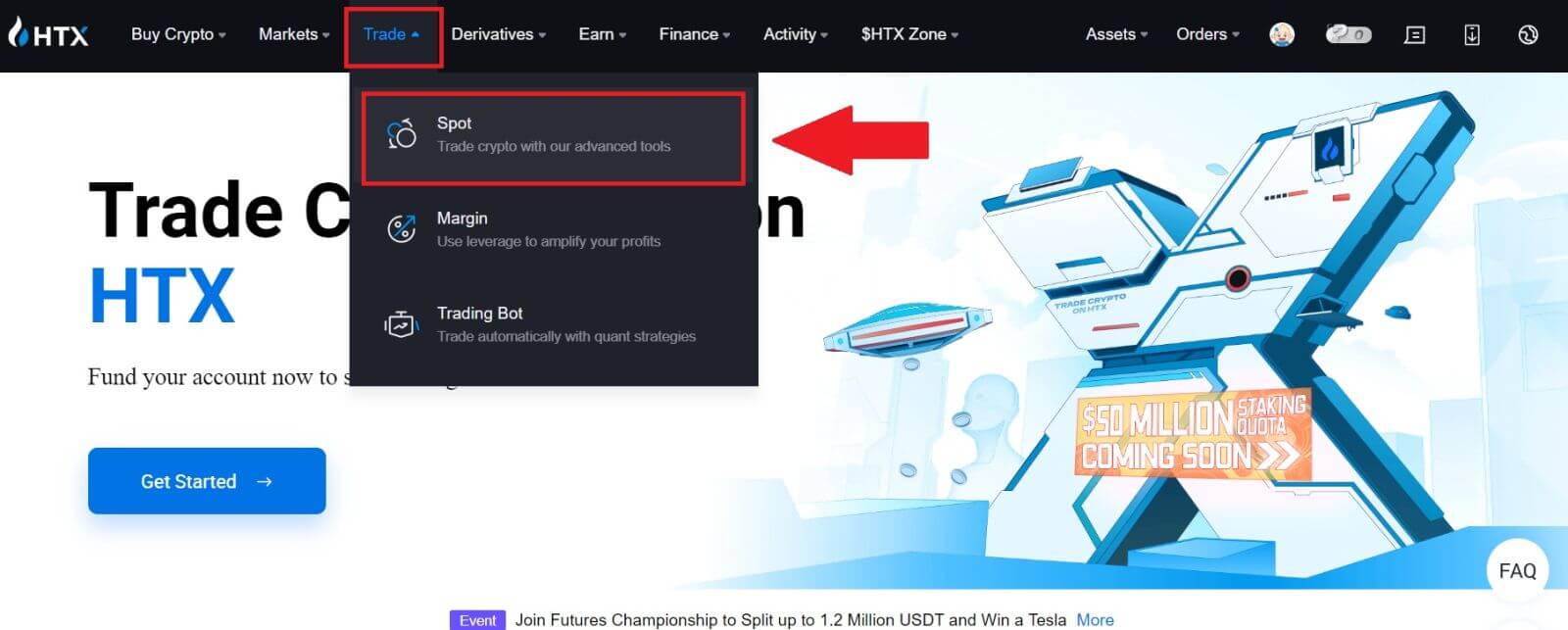 HTX에 암호화폐를 입금하고 거래하는 방법 HTX에 암호화폐를 입금하고 거래하는 방법