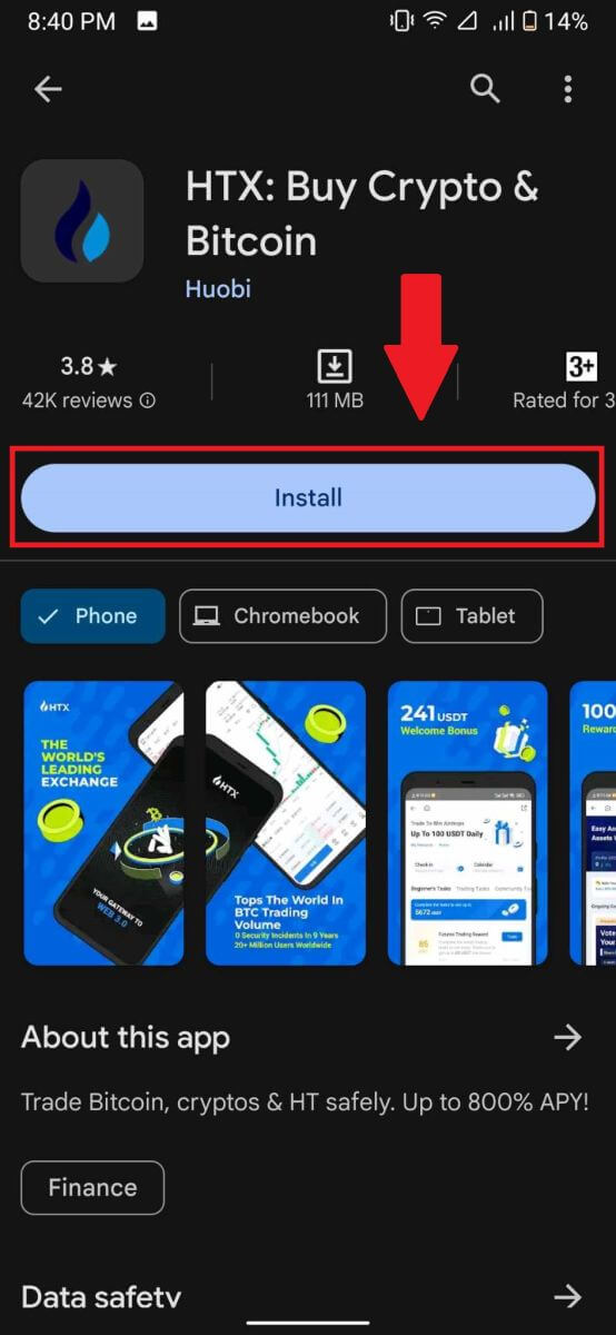 How to Download and Install HTX Application for Mobile Phone (Android, iOS) How to Download and Install HTX Application for Mobile Phone (Android, iOS)